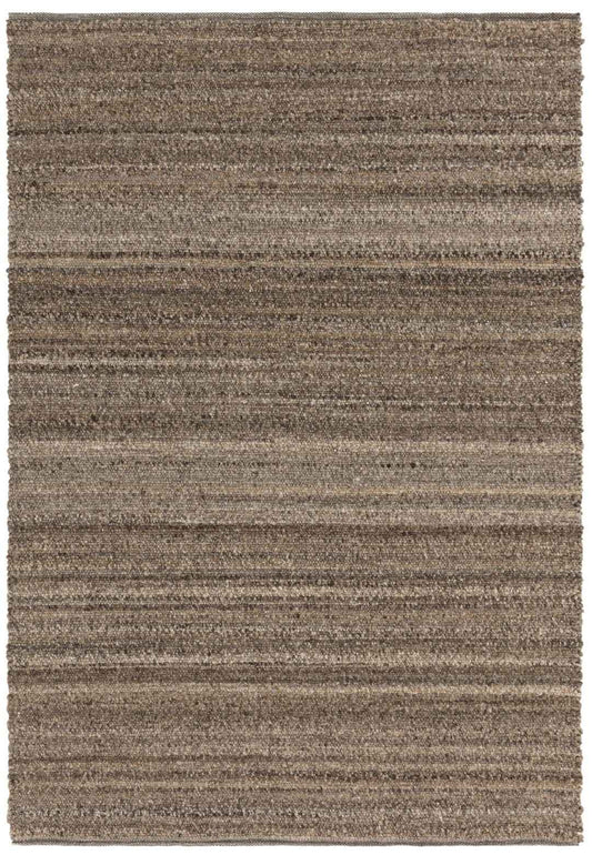 Abbus Boho Style Luxury Rug by Asiatic in a neutral brown tone with textured design