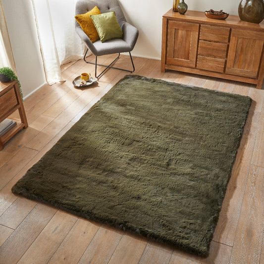 Luxury Heavenly Rug Collection in Soft Green, Perfect for Enhancing Living Spaces