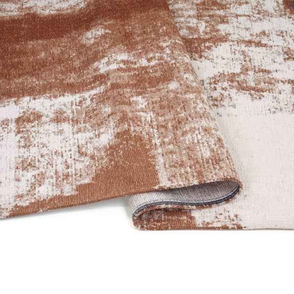 Rust Grey Easy Clean Rug - London Luxury Rugs Online