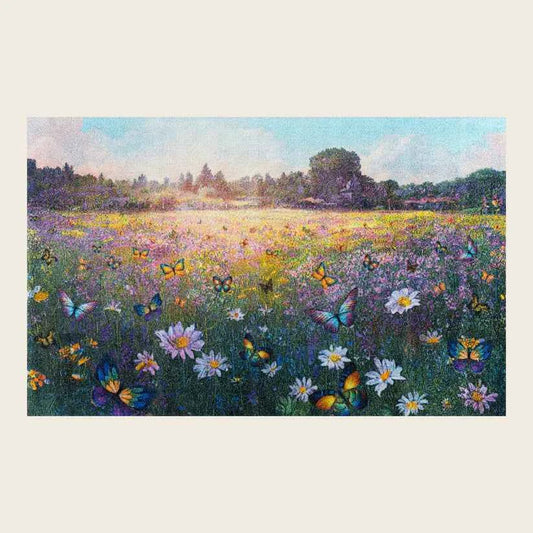 Sea Of Flowers Wash And Dry Mat