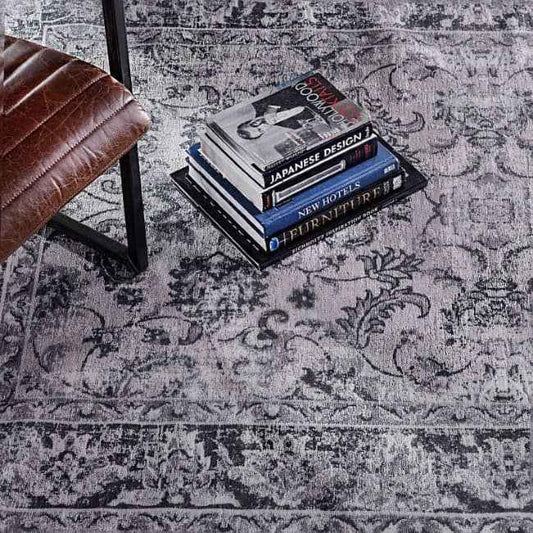 Tebriz Antique Blue Easy Clean Rug - London Luxury Rugs Online