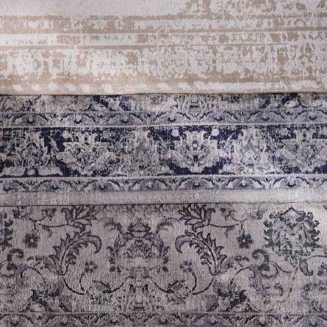Tebriz Antique Blue Easy Clean Rug - London Luxury Rugs Online
