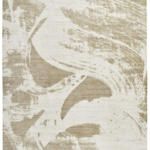 Luxury Concept Looms Dune Rug with abstract beige and cream swirl pattern