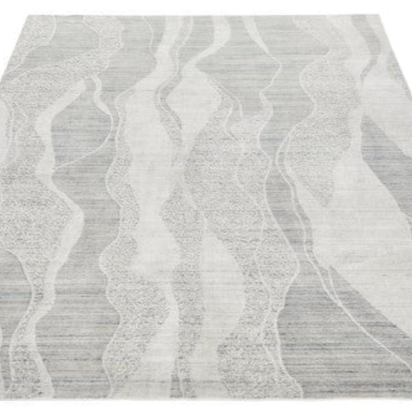 Concept Looms Dune Rug luxury grey and white patterned woven floor carpet