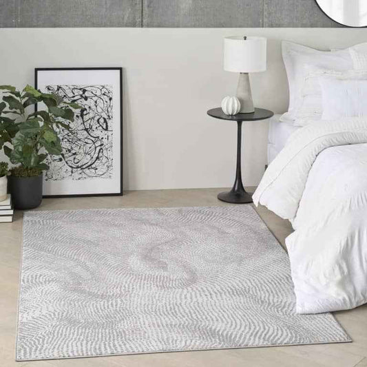 Elegant Nourison luxury rug from The DKNY Central Park West Rug Collection in a modern setting