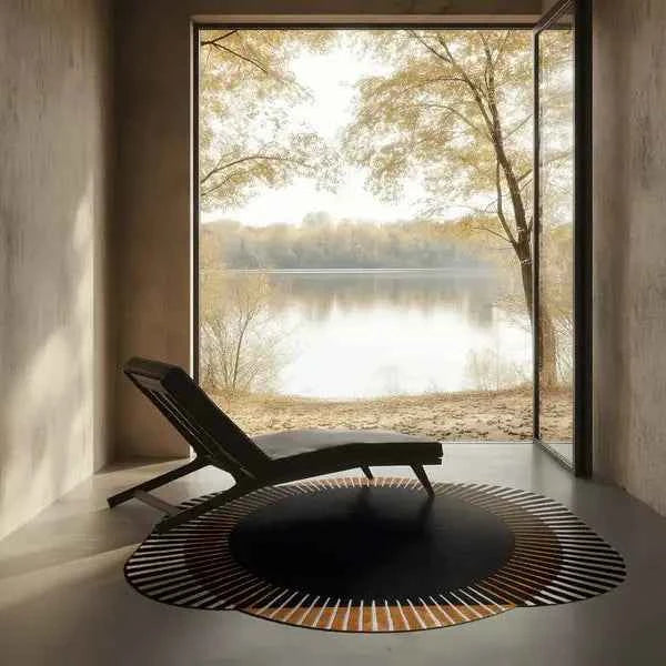 Handmade Opal Brown Rug From Carpet Decor - London Luxury Rugs Online