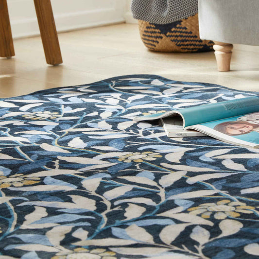 Liberty Floral Washable Rugs - London Luxury Rugs Online