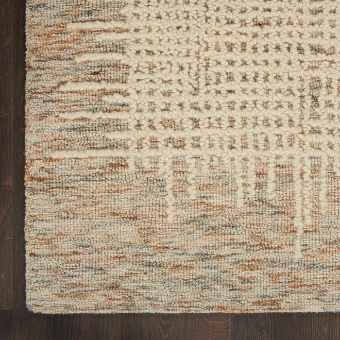 Close-up of Nourison Colorado Rug Geometric Design luxury rug showing soft texture and intricate pattern
