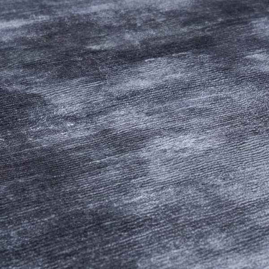 Plain Dark Blue Handmade Rug