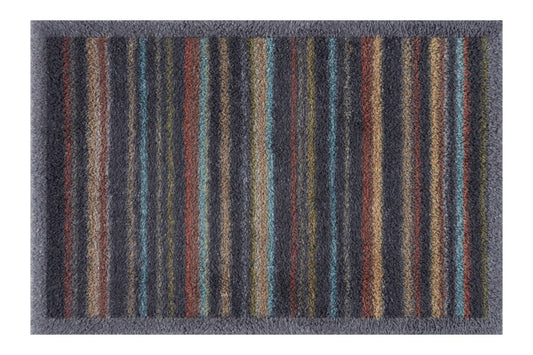 Turtle Mat Striped Floor Mat with Vibrant Colours for Enhanced Entryway Decor