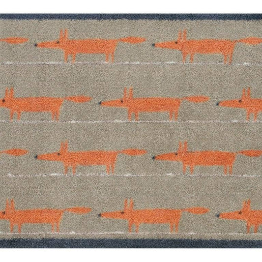 Running Mr Fox Design Indoor Mat - London Luxury Rugs Online