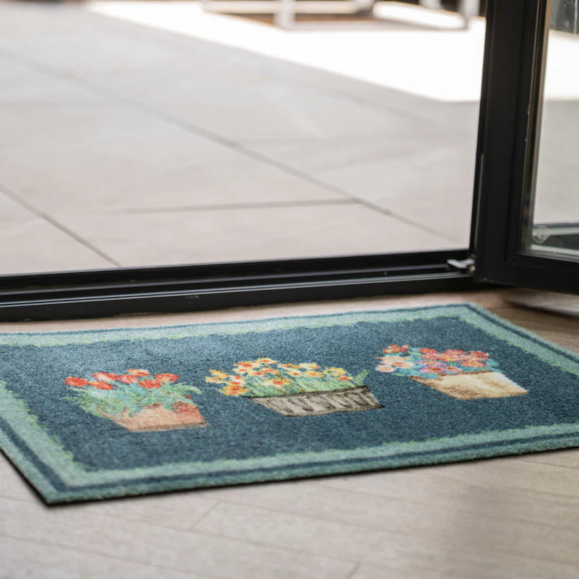 Potted Spring Wash + Dry Mat - London Luxury Rugs Online