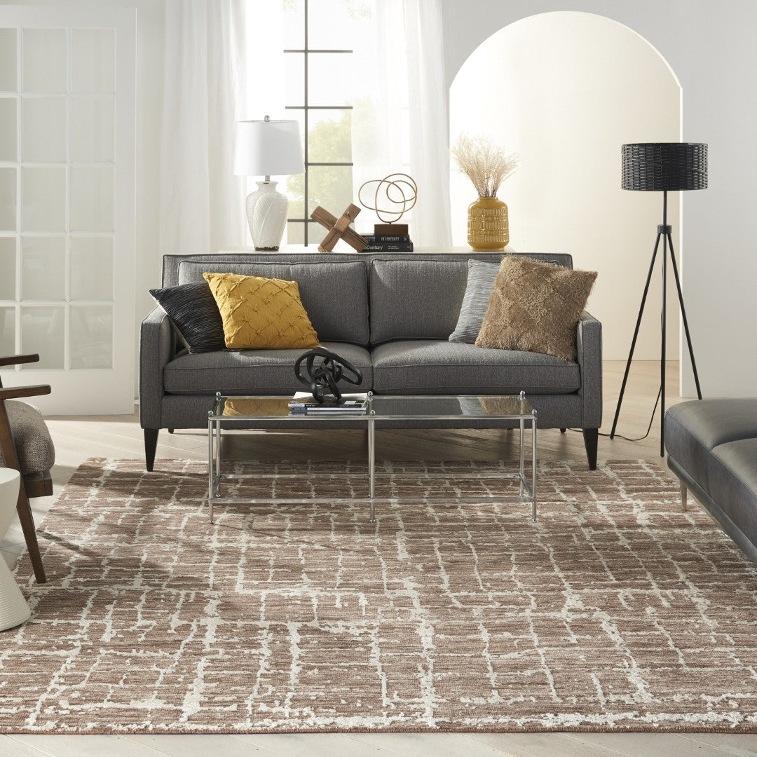 Stylish living room featuring Our Handmade Rug Collections on the floor with modern furniture and decor