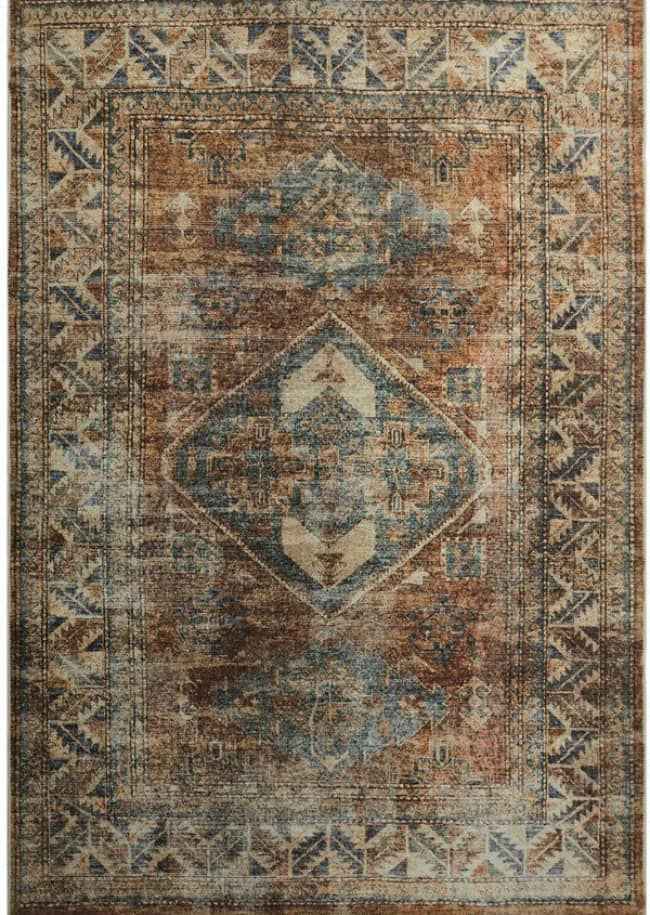 Persian Brown Easy Clean Rug - London Luxury Rugs Online