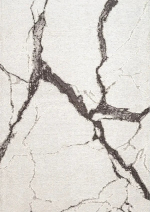 Close-up of a marble-like surface with gray and white patterns