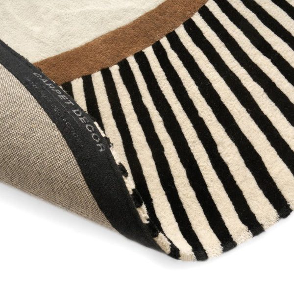 Textured fabric with geometric pattern on a white background