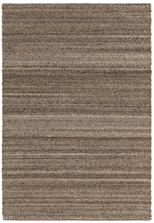 Abbus Boho Style Luxury Rug by Asiatic in a neutral brown tone with textured design