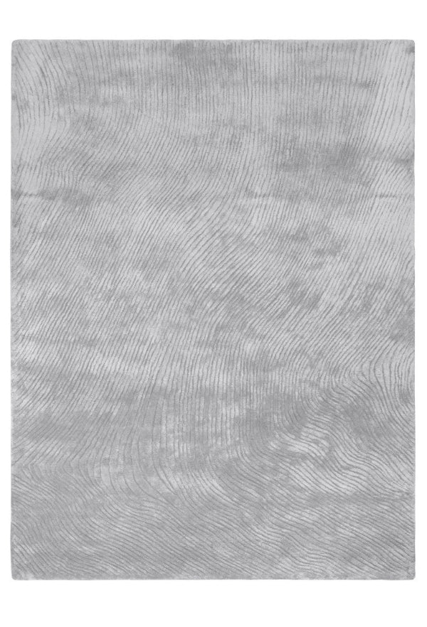 Gray textured rug on a white background