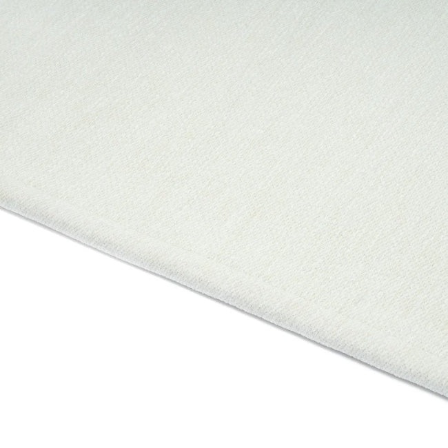 White fabric texture swatch