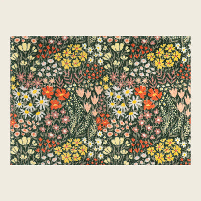 Flower Meadow Wash And Dry Mat - London Luxury Rugs Online