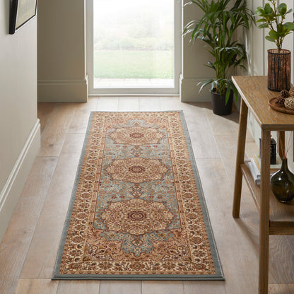 Luxury Concept Looms Rug with intricate patterns in warm tones for stylish home decor