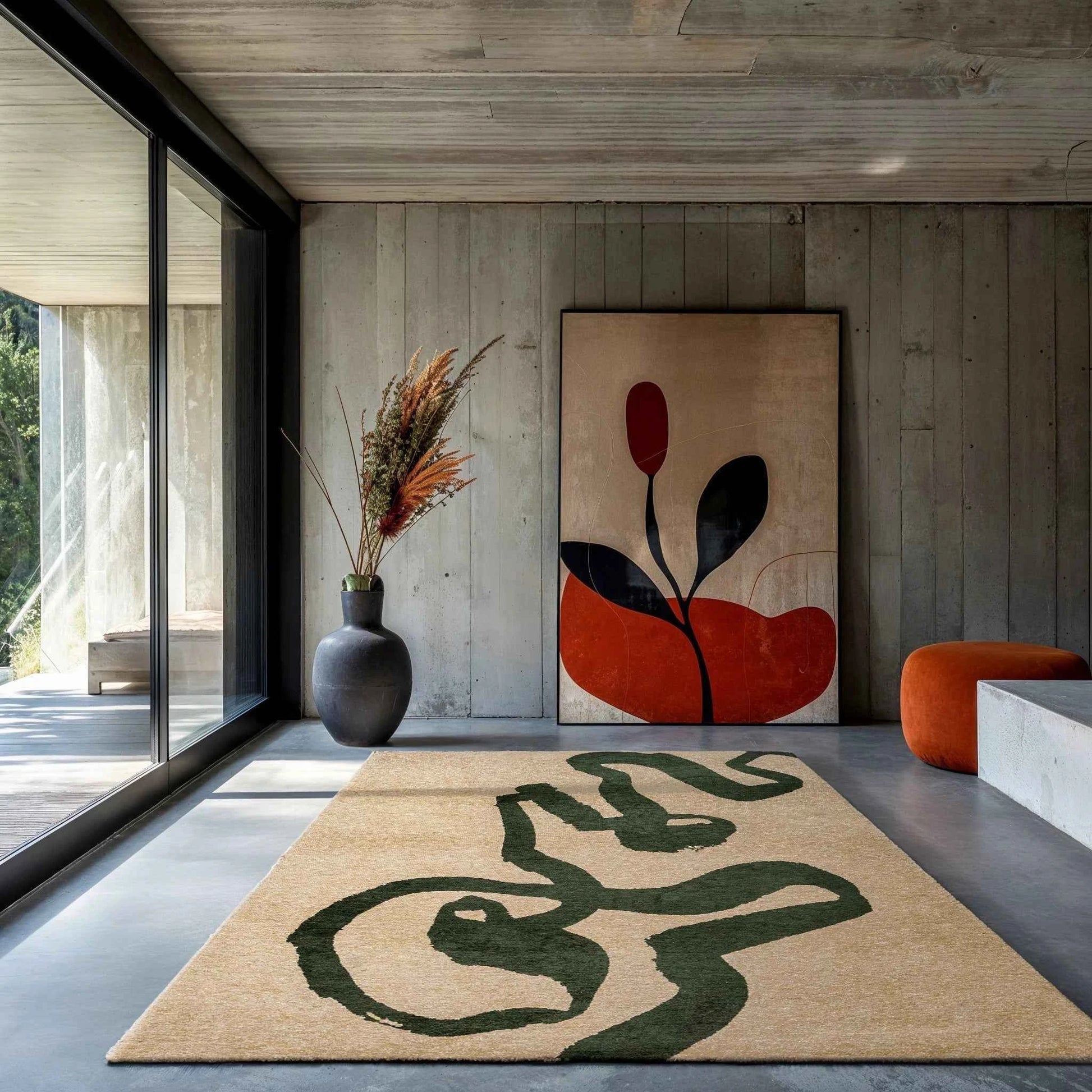 Ribbon Design Rug