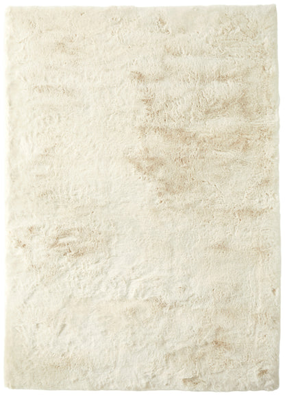 Soft and plush luxury rug from Heavenly Rug Collection in a warm cream colour