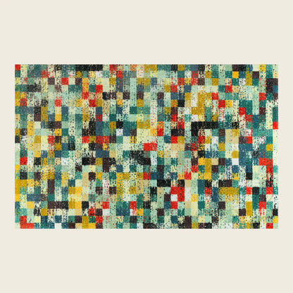 Mosaic Wash And Dry Mat - London Luxury Rugs Online
