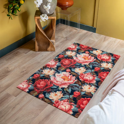 Paeonia Mascula Wash And Dry Mat - London Luxury Rugs Online