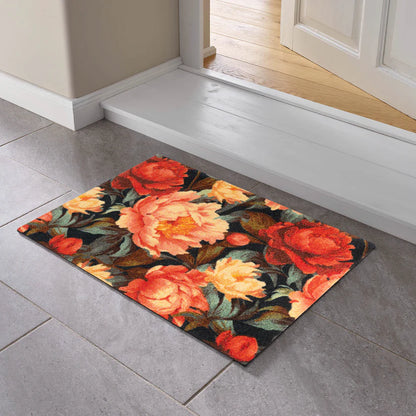 Paeonia Mascula Wash And Dry Mat - London Luxury Rugs Online