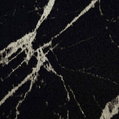 Close-up of a textured black and white pattern