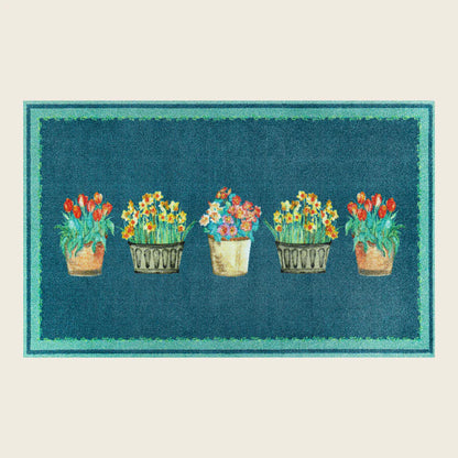 Potted Spring Wash + Dry Mat - London Luxury Rugs Online