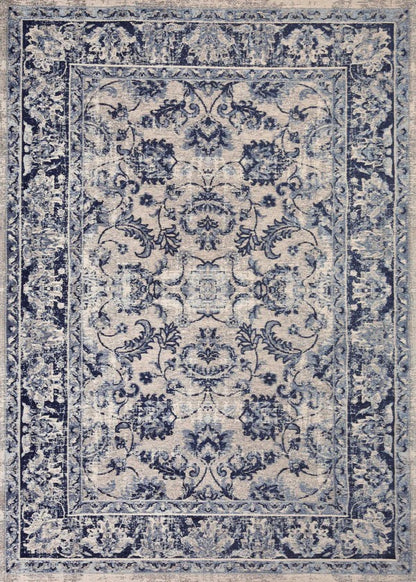Tebriz Antique Blue Rug full image