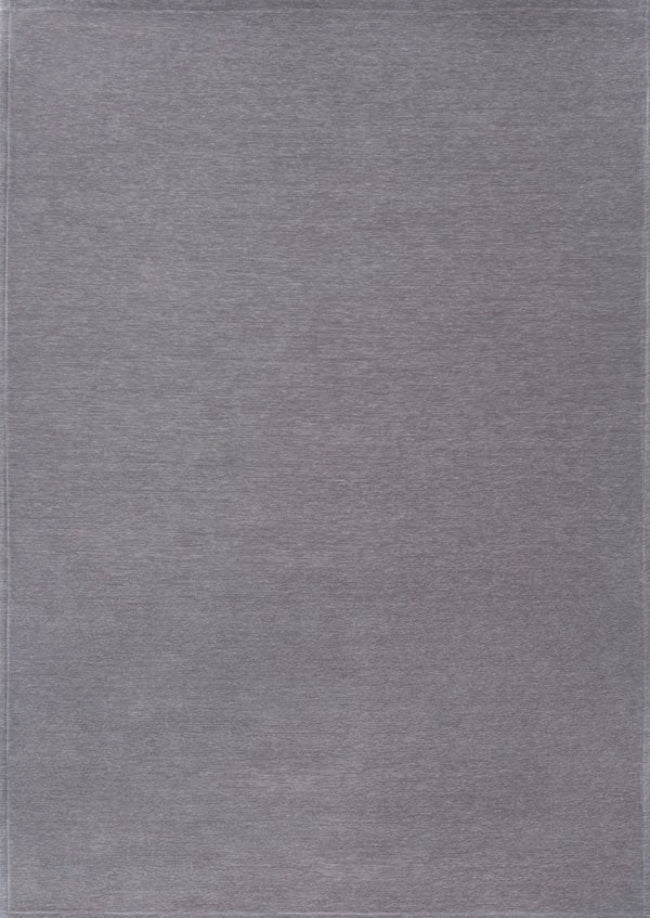 Solid grey rug