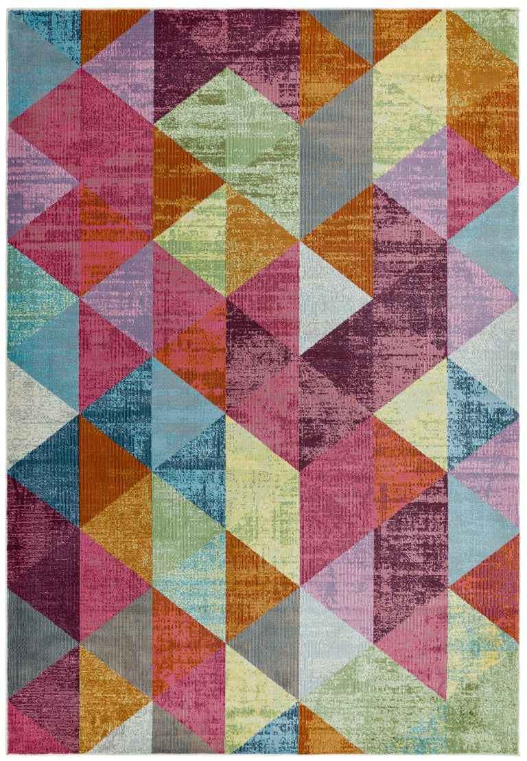 Amelie Multicolour Flatweave Rugs By Asiatic - London Luxury Rugs Online