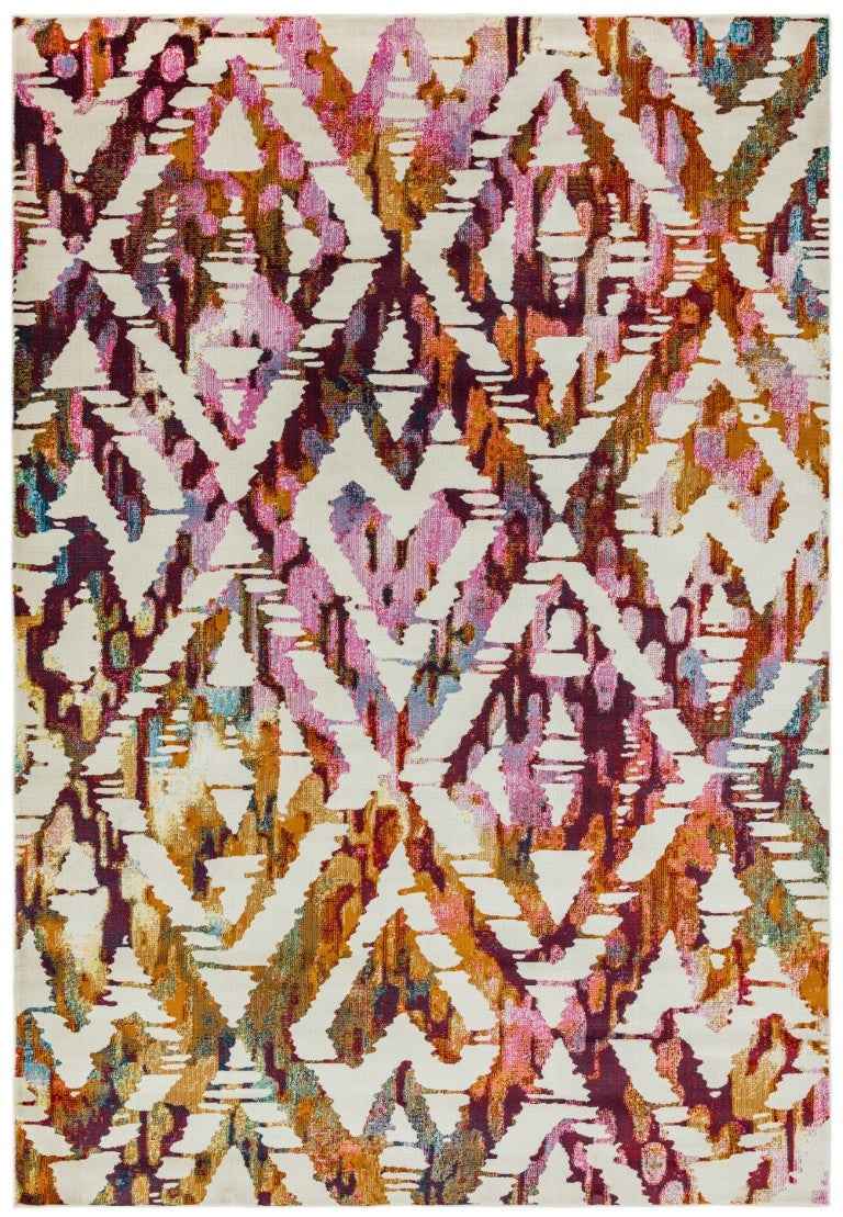 Amelie Multicolour Flatweave Rugs By Asiatic - London Luxury Rugs Online