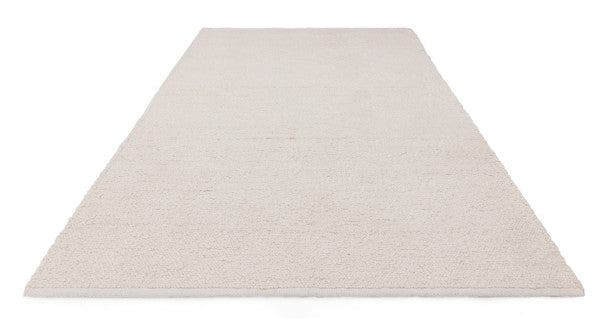 Asiatic luxury Boho Abbus Rug in soft cream colour with plush texture and simple design