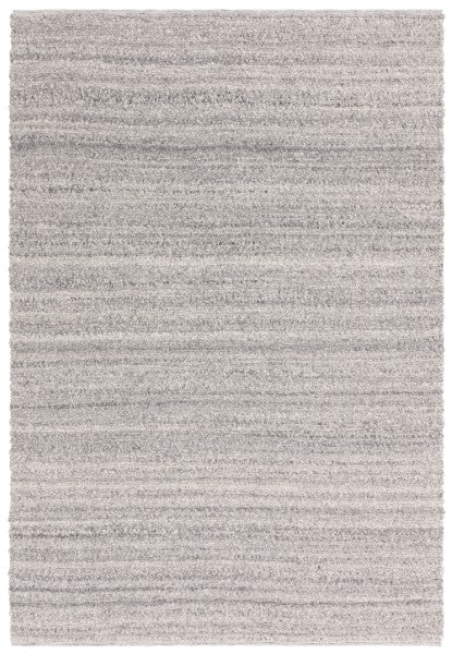Asiatic luxury Boho Abbus Rug in soft grey tones with subtle striped texture