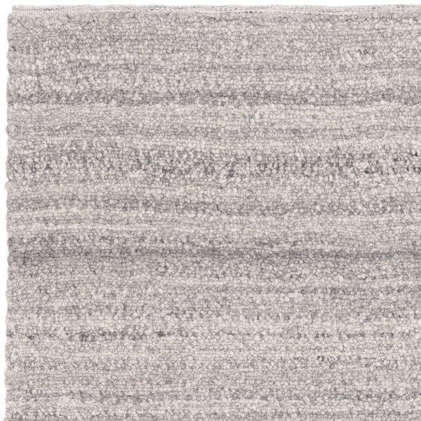Asiatic luxury Boho Abbus Rug in shades of grey with textured woven pattern