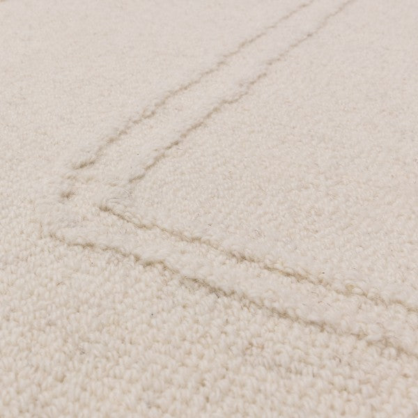 Close-up of textured beige Boho Collection Ada Rug by Asiatic showcasing its luxury woven design