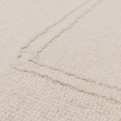 Close-up of textured beige Boho Collection Ada Rug by Asiatic showcasing its luxury woven design
