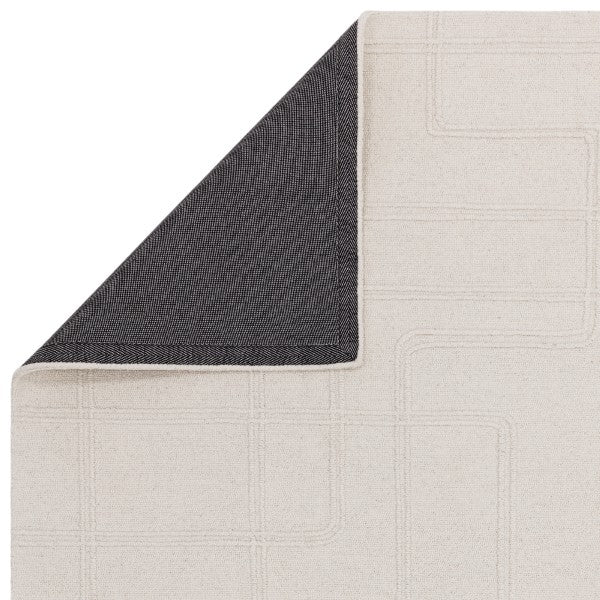 Asiatic luxury Boho Collection Ada Rug in cream with subtle geometric patterns and textured backing