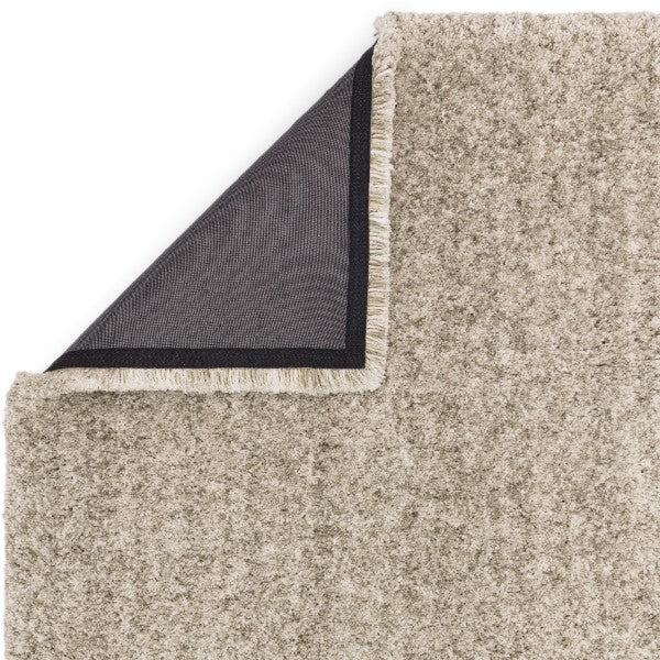 Asiatic Boho Collection Barnaby Rug luxury beige shaggy textured floor covering with fringed edges