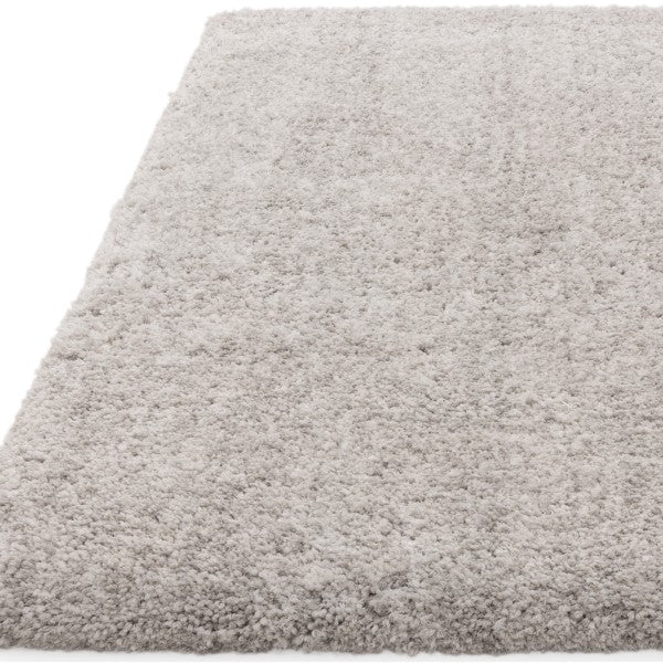 Luxury soft grey plush rug from Asiatic Boho Collection Barnaby Rug for stylish home decor