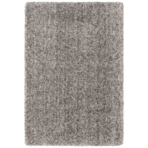 Asiatic luxury grey shaggy Boho Collection Barnaby Rug with soft textured pile