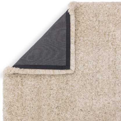 Asiatic Boho Collection Barnaby Rug soft beige luxury rug with fringed edges and non-slip backing