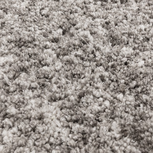 Close-up of soft textured beige luxury rug from Asiatic Boho Collection Barnaby Rug
