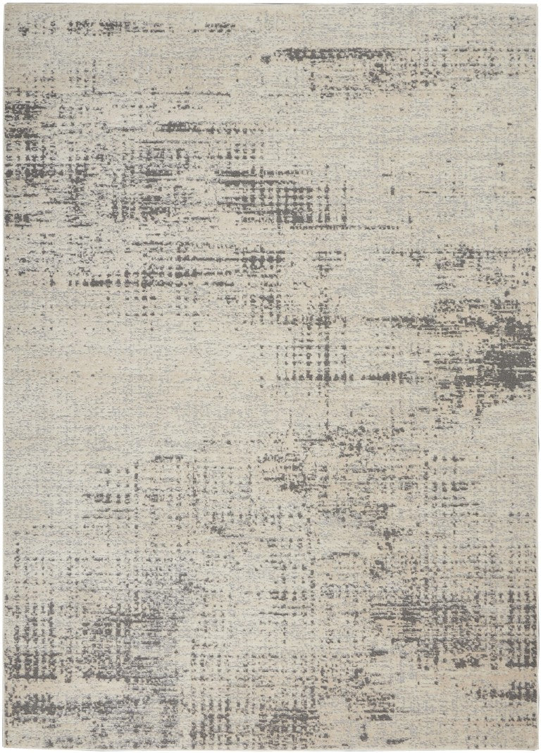 Nourison Luxury Rug from The Calvin Klein Rush Rug Collection in soft neutral tones