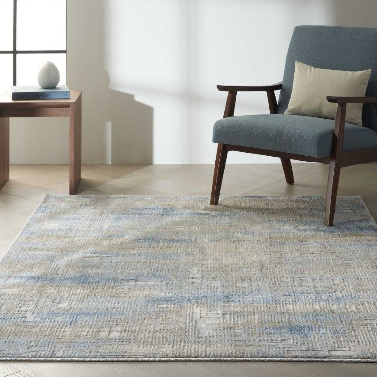 Luxurious Nourison Calvin Klein Rush Rug Collection in soft hues, ideal for modern living spaces