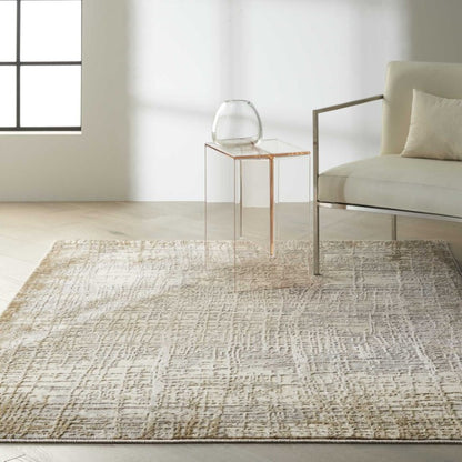 The Calvin Klein Rush Rug Collection in neutral tones for modern interior decor